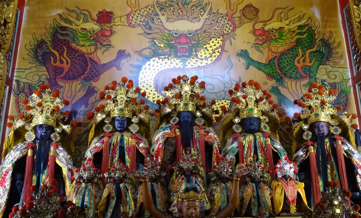 臺南市北區白龍庵五靈堂五福大帝